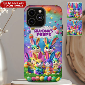 Grandma's Bunnies - Personalized Grandma Full Print Phone Case