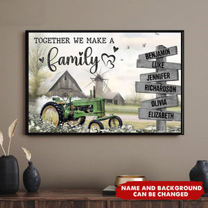 Personalized Gift For Family Farmhouse Old Truck Poster