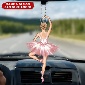 Personalized Gifts For Ballet Dancer Car Ornament