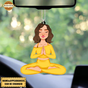 Yoga Girl - Personalized Ornament