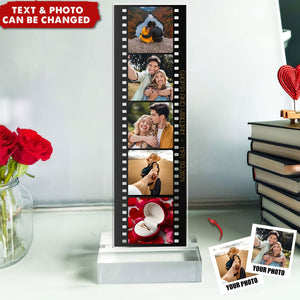 Wedding Couple Photo Film - Custom Acrylic Photo Film Strip