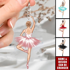 Personalized Gifts For Ballet Dancer Keychain