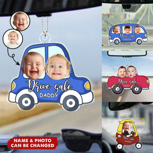 Personalized Hanging Car Baby Photo Face Custom Car Ornament