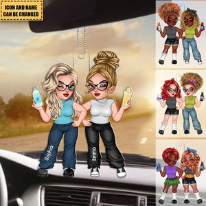 Personalized Y2K Summer Acrylic Car Ornament