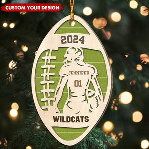 Rucking And Rolling On The Rugby Field - Personalized Custom Ornament - Wood Custom Shaped - Christmas Gift For Sport Lovers, Sport Players