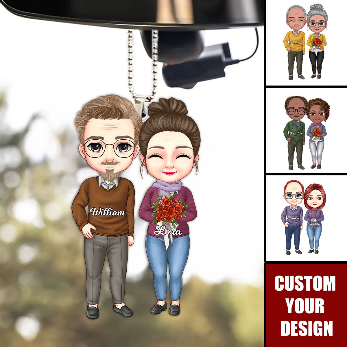 Annoying Each Other for a Lifetime - Couple Personalized Ornament