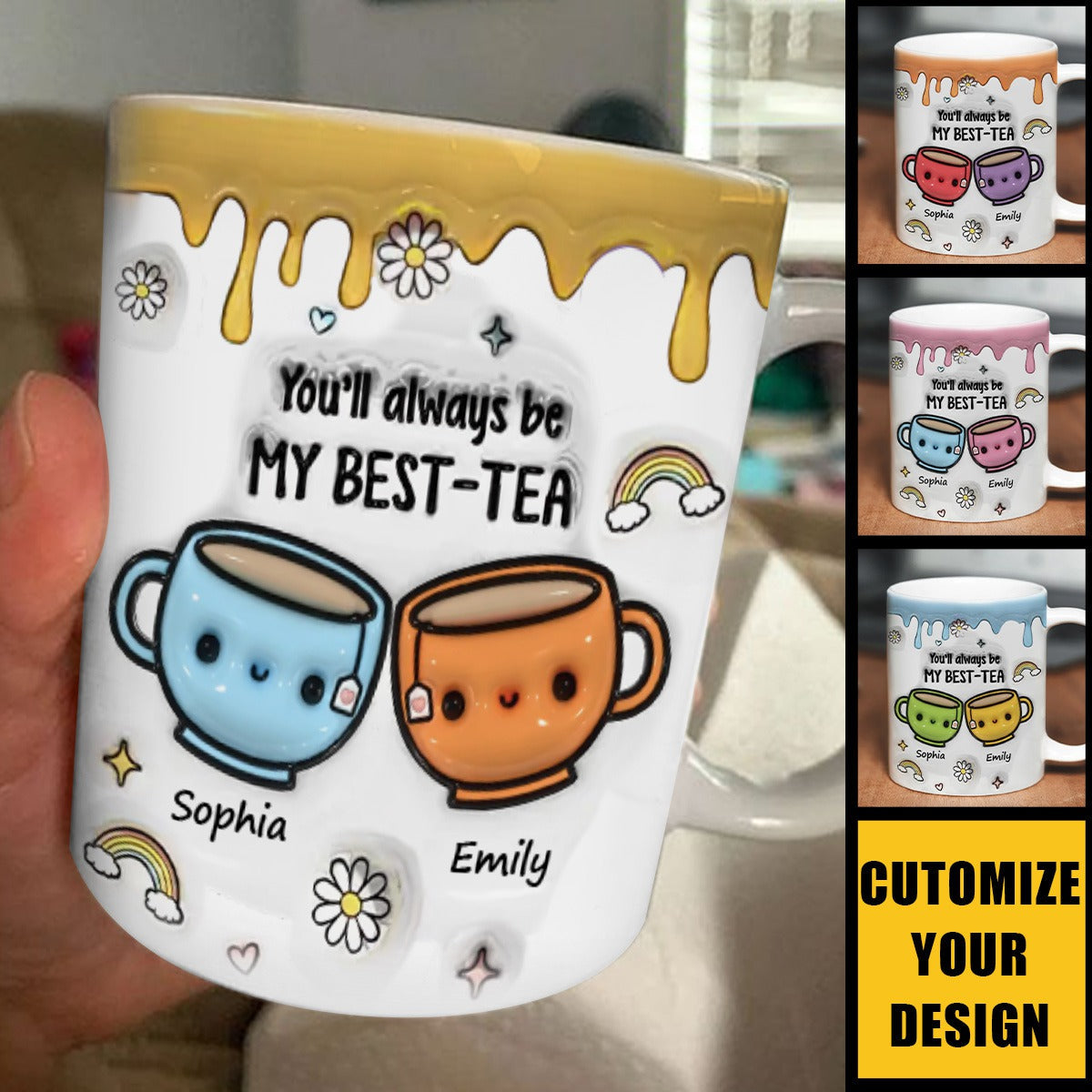 You'll Always Be My Best-Tea - Bestie Personalized Mug