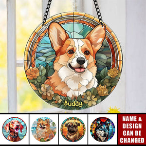 Personalized Gifts For Dog Lovers Acrylic Suncatcher Ornament