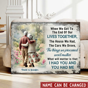 I Had You And You Had Me - Personalized Poster, Couple Gift, Anniversary Gift