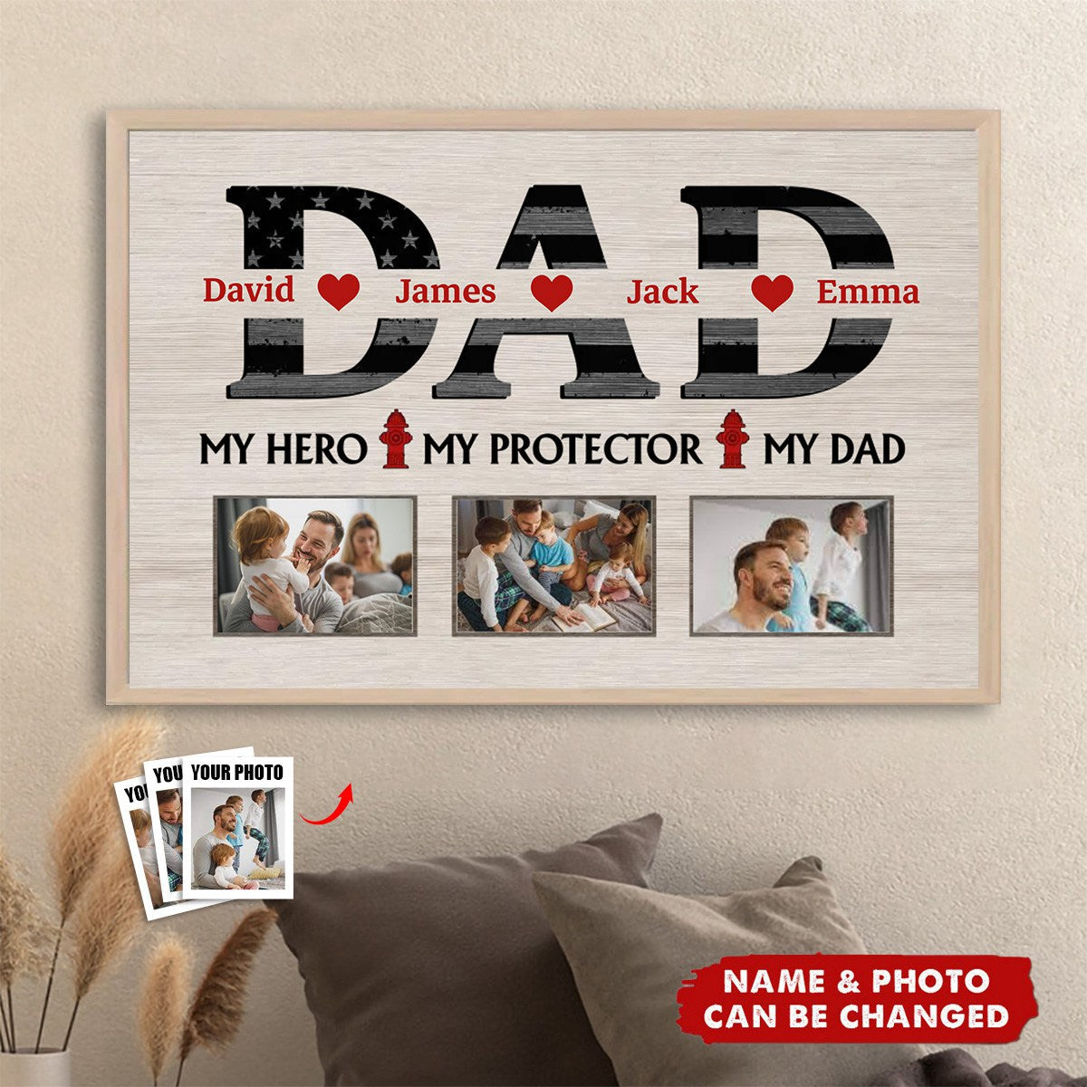 Best Dad Ever - Personalized Poster