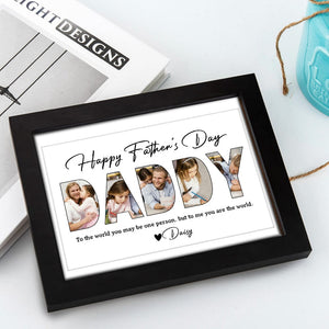 Upload photos Happy Father's Day, family photo frames