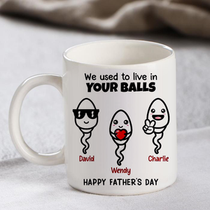 Little Cute Kids Happy Father's Day Personalized Mug