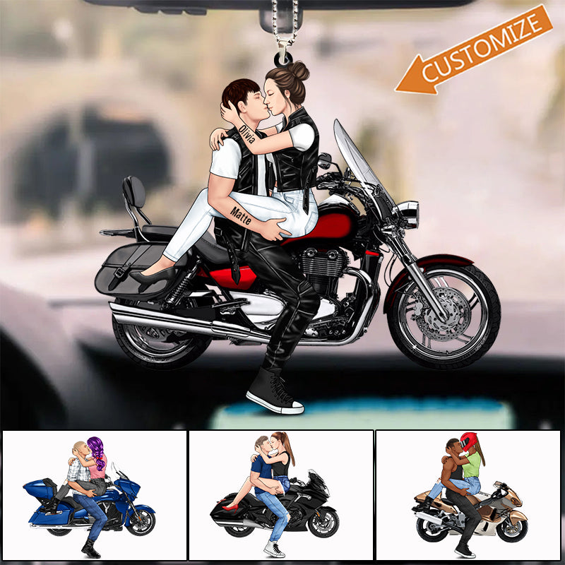 Motorcycle Happy Birthday Cake Topper Bike Chopper Men Anniversary