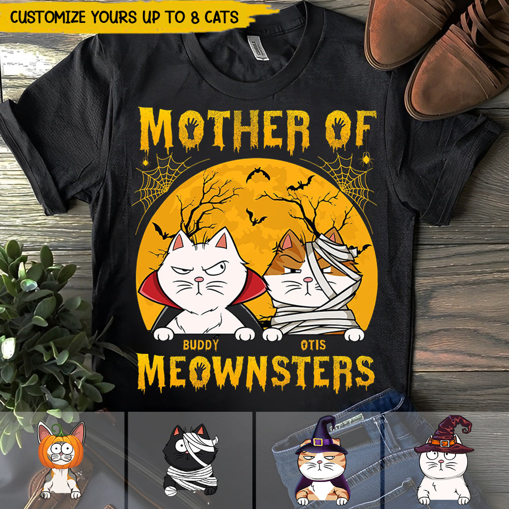 Mother Of Meownsters - Personalized Shirt