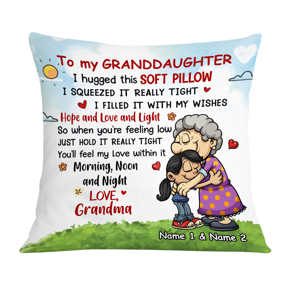 Personalized Granddaughter Pillow - bakven