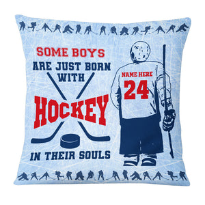 Personalized Hockey Pillow