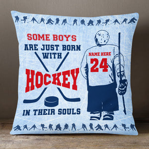 Personalized Hockey Pillow