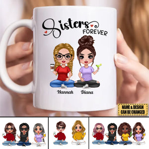 Sisters - Sisters Forever - Personalized Mug