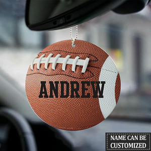 Personalized All Star Sports Round Ornament