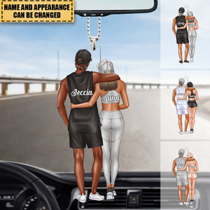 Sweetest Fitness Couple- Personalized Acrylic Ornament