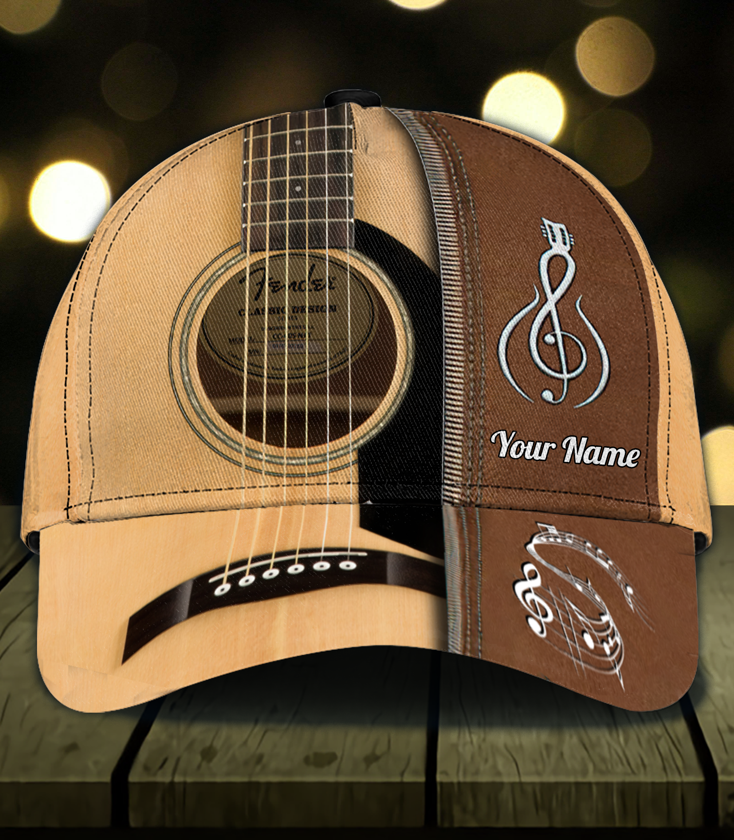 Guitar Personalized Classic Cap - CP094PS02