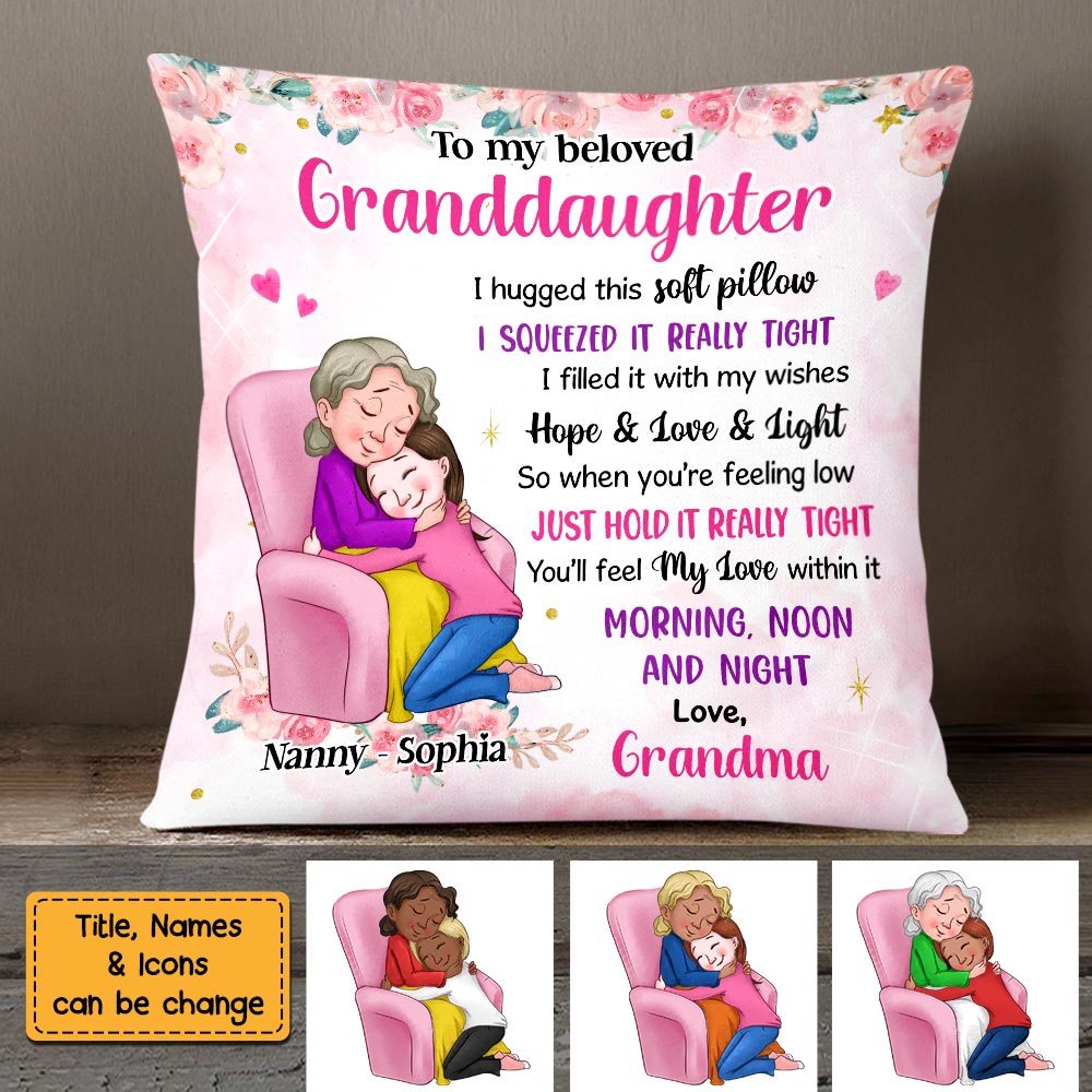 Granddaughter Hug This Pillow - bakven