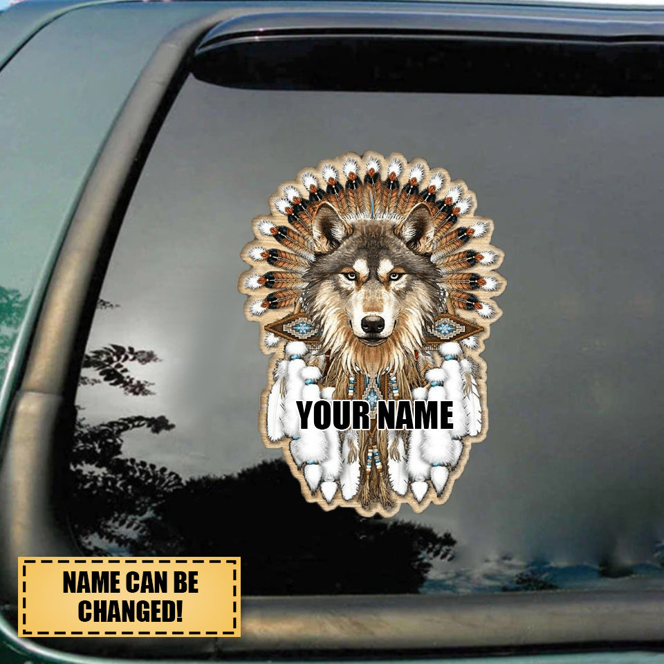 PERSONALIZED NATIVE AMERICAN DECAL