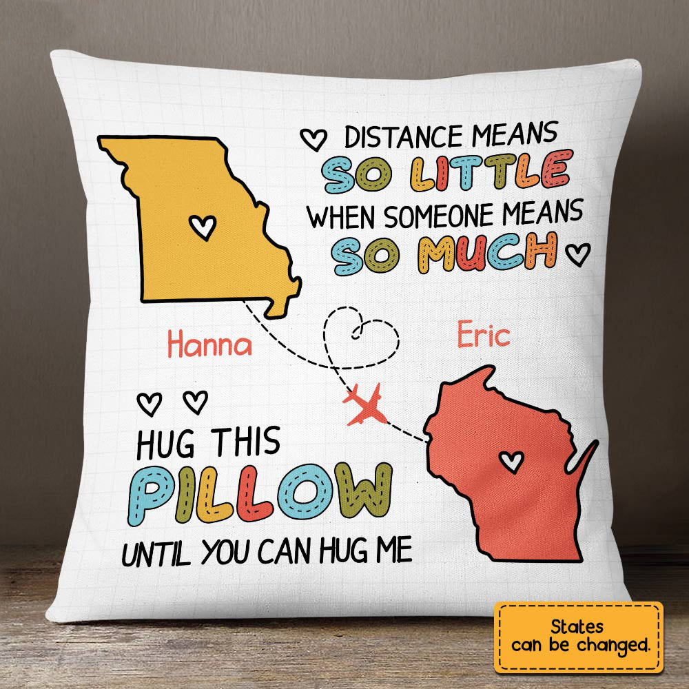 Long Distance Drawing Pillow