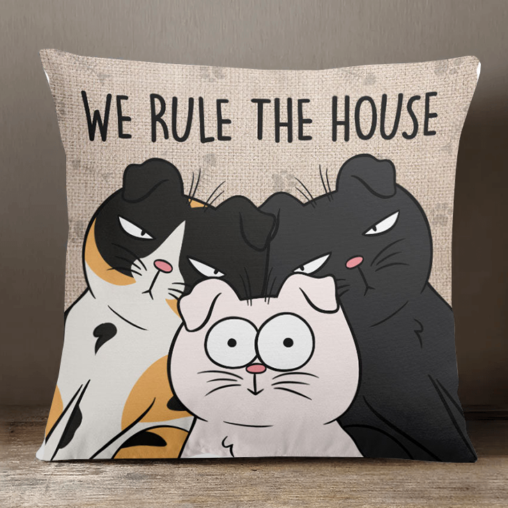 Personalized hotsell cat pillow