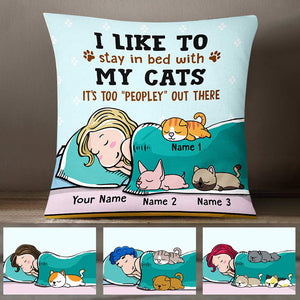 French Cat Mom Chat Pillow