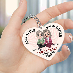 Annoying Each Other, Gift For Couple, Personalized Keychain, Couple Keychain, Couple Gift