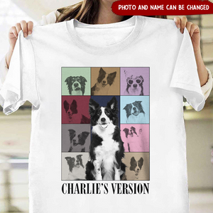 Custom Eras Tour Light Shirt, Personalized Shirt, Gift For Pet Lovers, Custom Photo