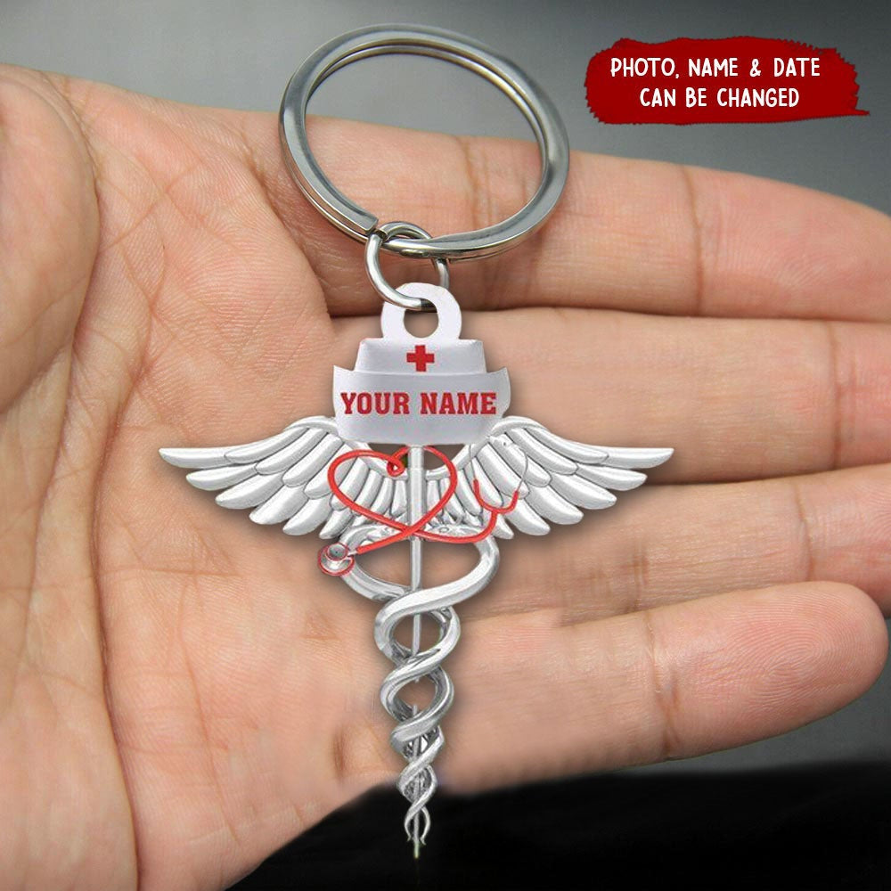 PERSONALIZED NURSE KEYCHAIN | GIFT FOR NURSE ACRYLIC