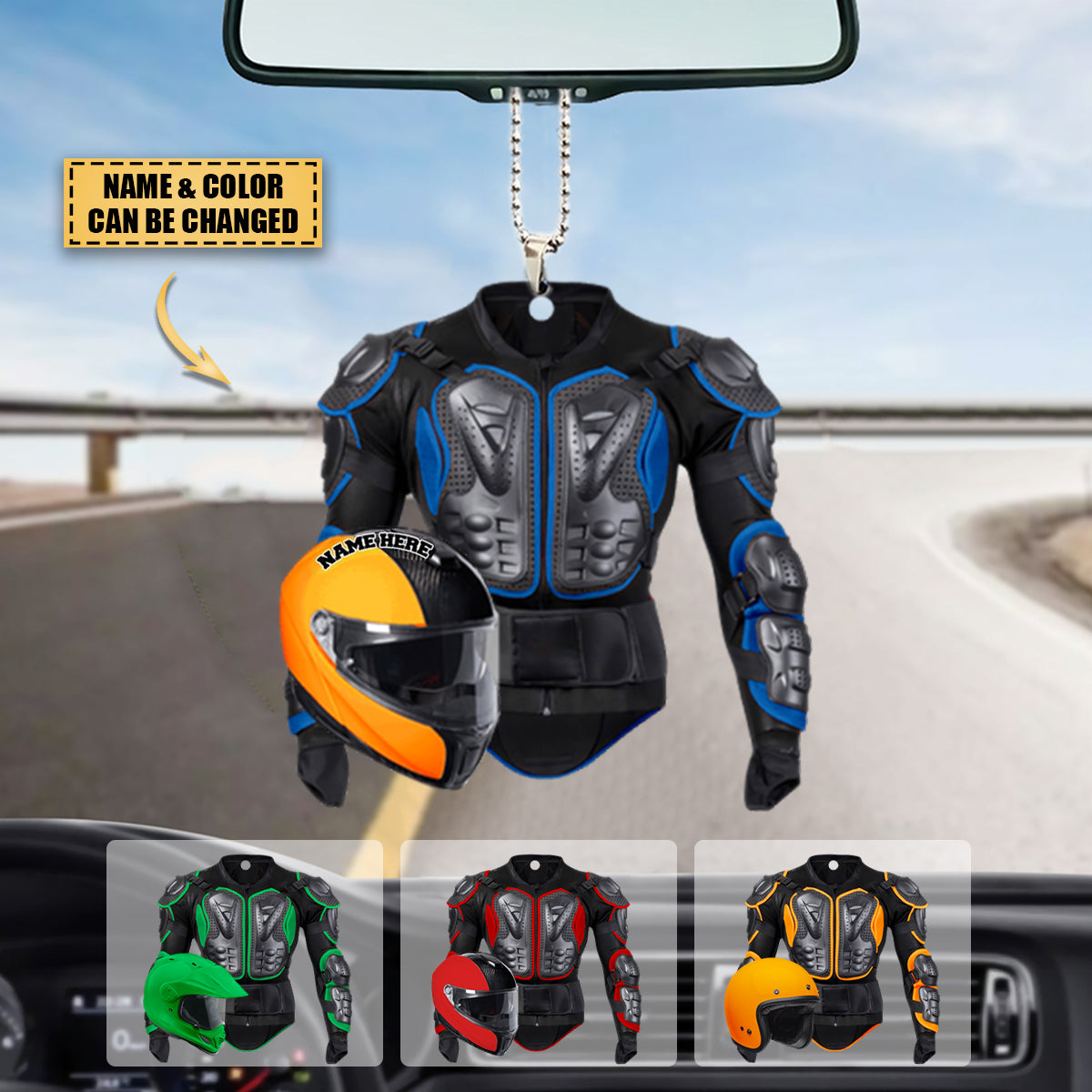 Sport Bike Gear Personalized Ornament - Gift For Bikers