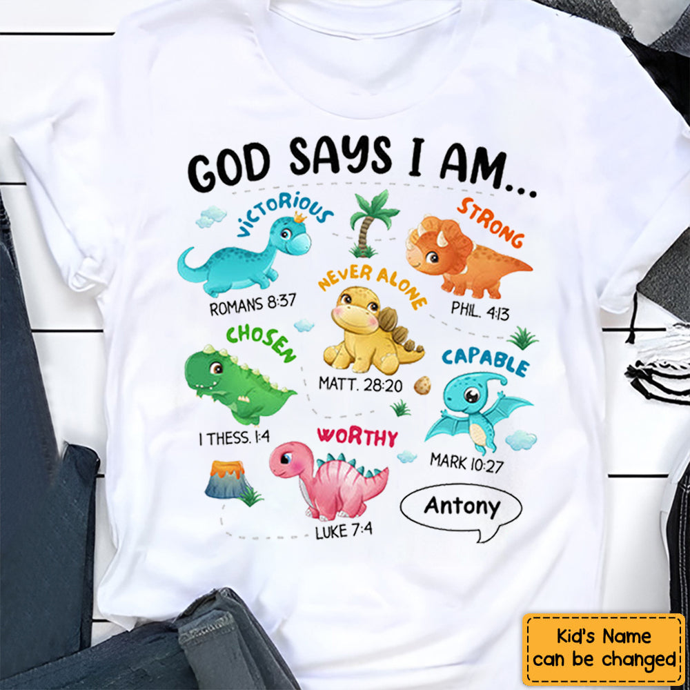 Gifts For Kid Dinosaur I Am Kid T Shirt