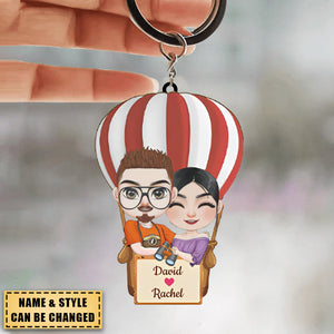 Travel Partners For Life - Personalized Keychain