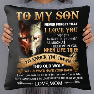 Never Forget I Love You Personalized Pillow