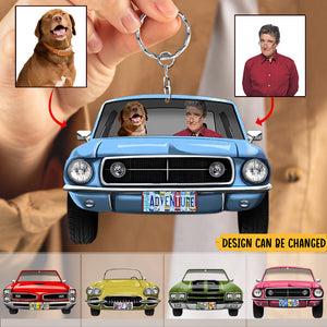 Muscle Car Custom Photos Keychain