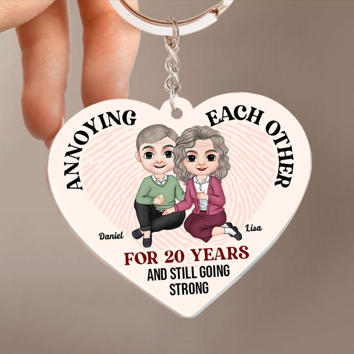 Annoying Each Other, Gift For Couple, Personalized Keychain, Couple Keychain, Couple Gift