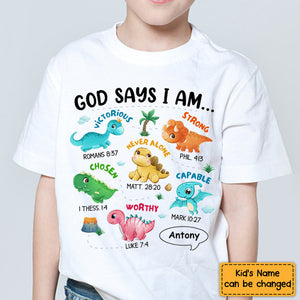 Gifts For Kid Dinosaur I Am Kid T Shirt