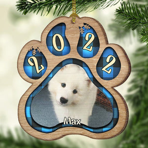 Pets And Color Paws - Upload Image - Personalized Shaped Ornament