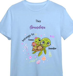 Personalized Gift For Grandma This Grandma Belongs To Shirt