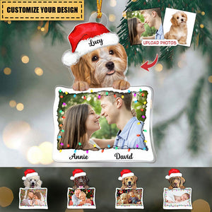 Transparent Ornament - Custom Transparent Ornament from Photo - Pet Lover - Couple Photo Gifts