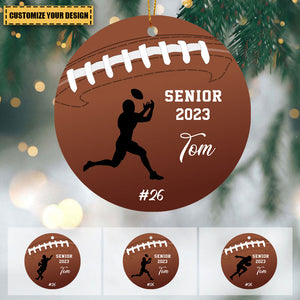 Personalized Custom Football Ornament