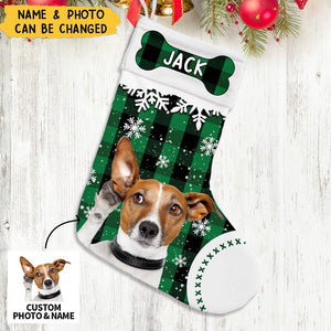 Dog Photo Christmas Stocking