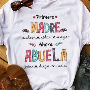 Personalized Grandma Abuela Spanish T Shirt AP264 30O58