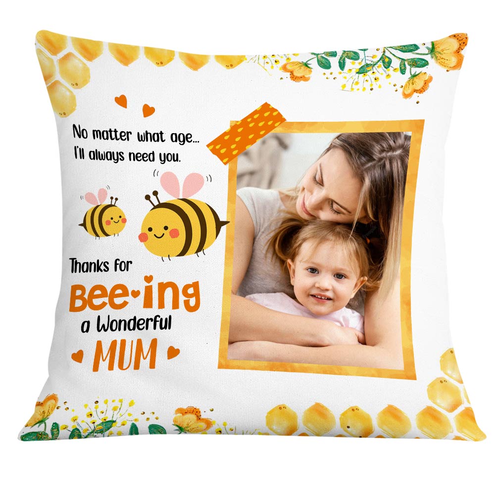 Personalized Mom Sending Love Photo Pillowcase