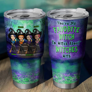 We're Not Sugar And Spice And Everything Nice Witch Best Friends - Bestie BFF Gift - Personalized Custom Tumbler