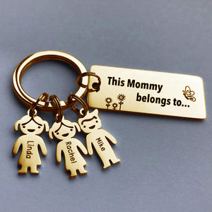 Mother's Day  & Father's Day Gift! Personalized Family Name Keychain