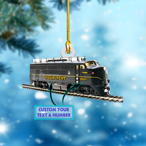 RAILROADER - SHAPED ORNAMENT